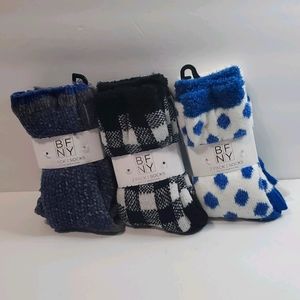 BFNY Cozy 3 Pack Socks